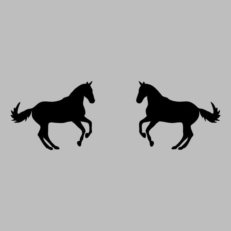 two horses