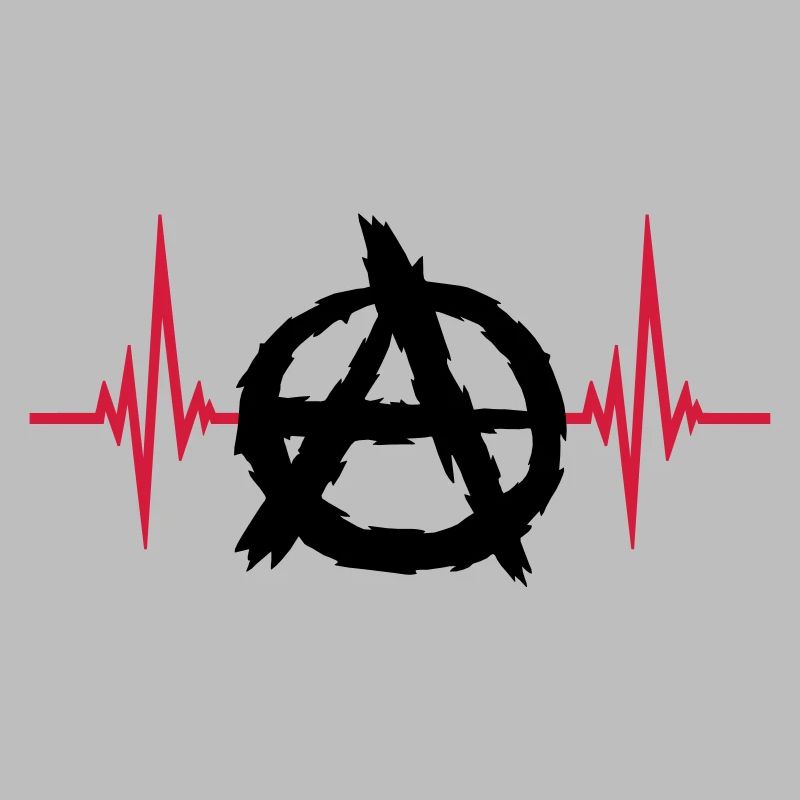 Pulse anarchy symbol logo
