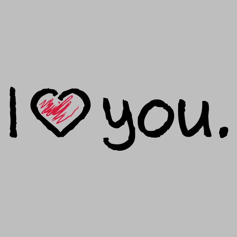 i love you 2c vector