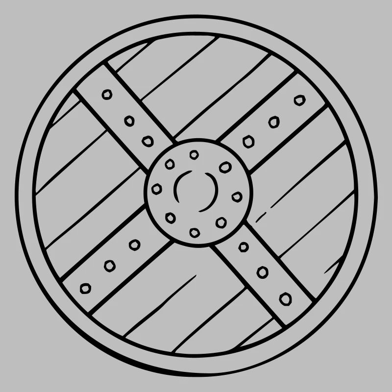 Buckler round shield
