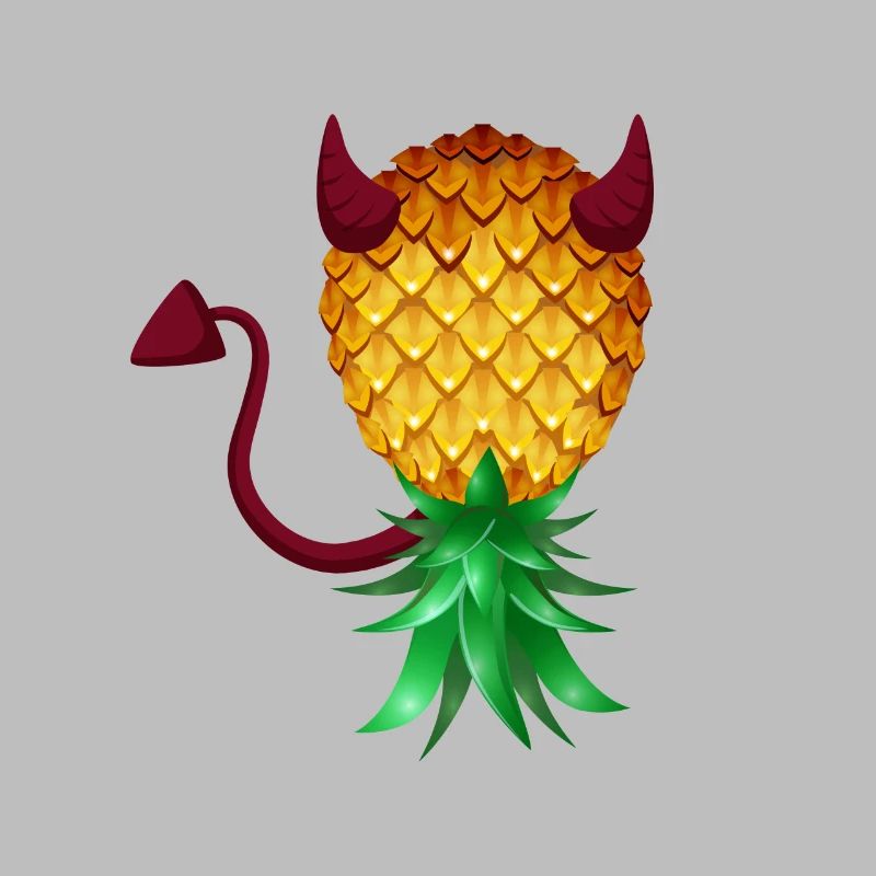 Swinger Upside Down Bad Pineapple Devil Horn