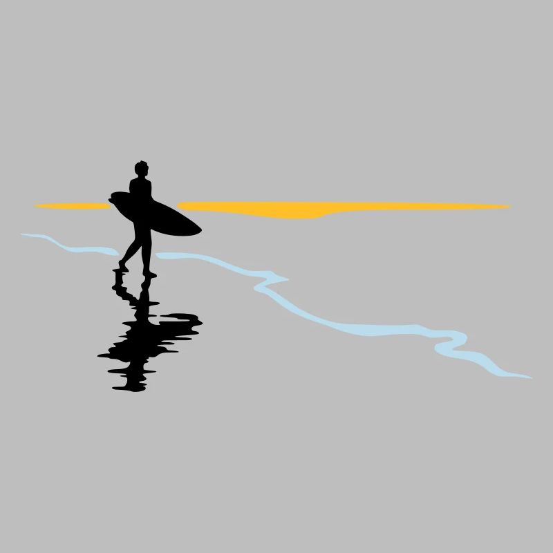 Surfer at the beach
