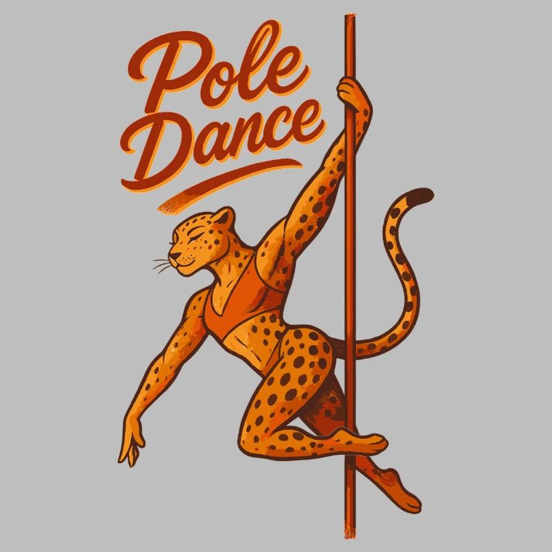 Pole dance Léopard Pole Dancer Cadeau