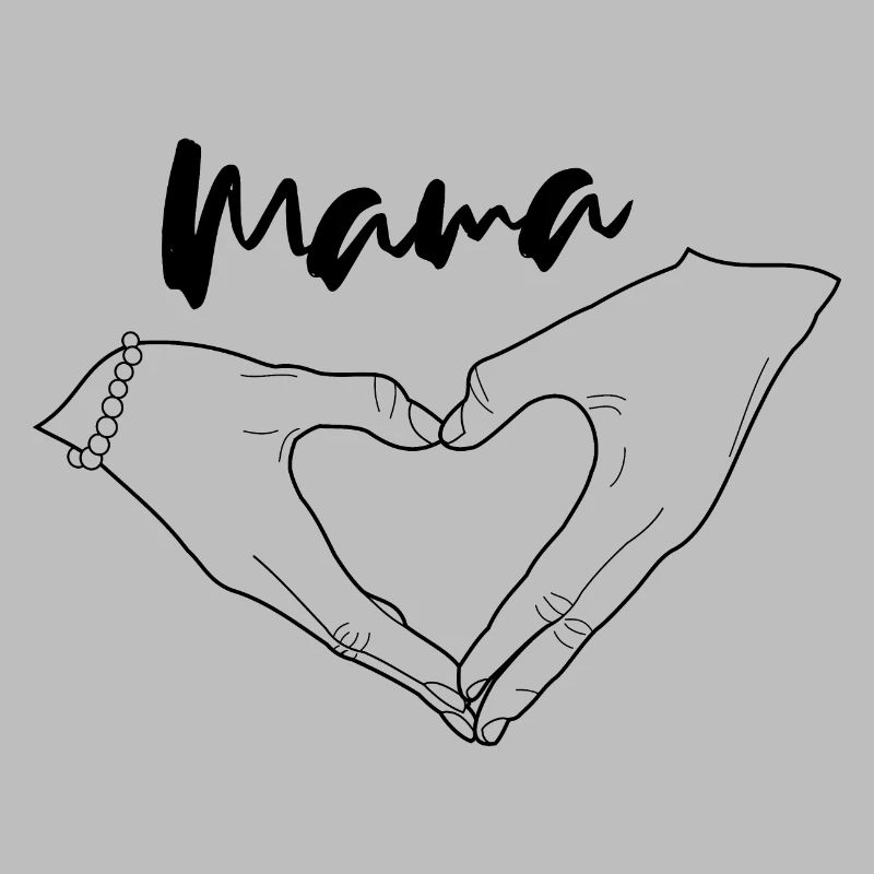Mama Love Hands - Muttertag Design