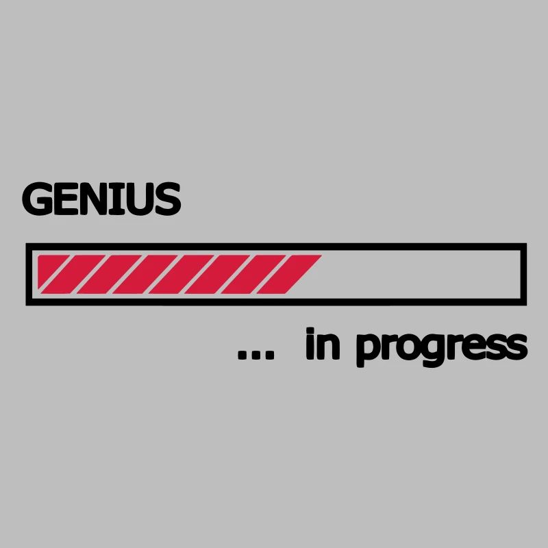 Genius in Progress Ladebalken Loading Bar