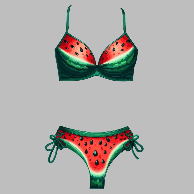 Chemise de bikini pastèque Cadeau pastèque