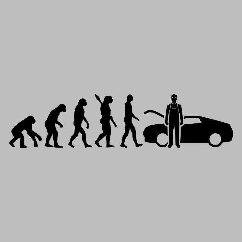 Evolution Noir mécanicienne