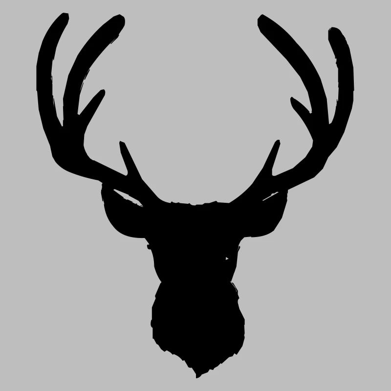 Hirschkopf im Herbst Hirsch Geweih Bock Reh Kitz 8