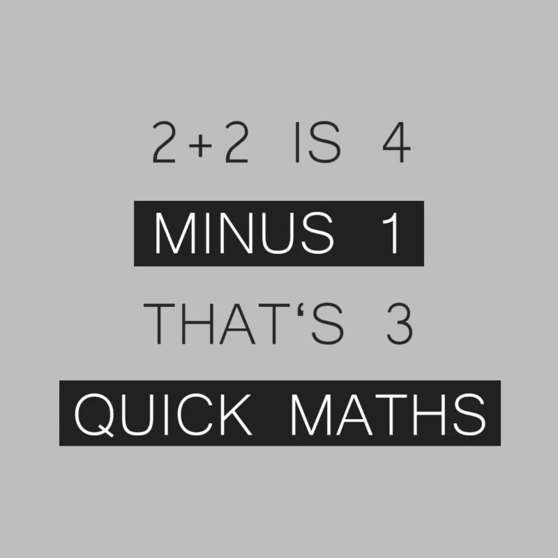 BigShaq "2 + 2 4 est de moins 1 Ce sont 3 QUICK MATHS"