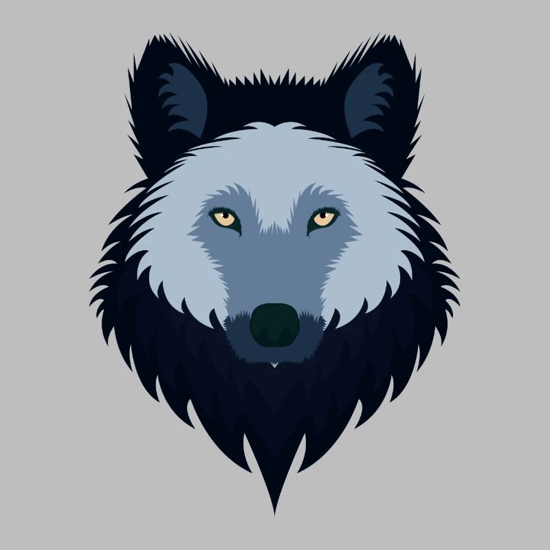 Weiblicher blauer Wolf