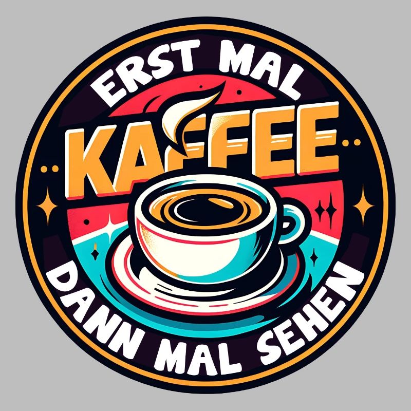 Erst mal Kaffee - dann mal sehen Kaffeemotiv