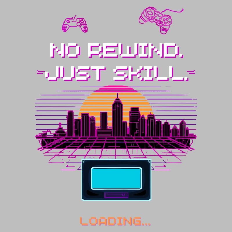 Design de jeu Retro Synthwave Pixel Vaporwave
