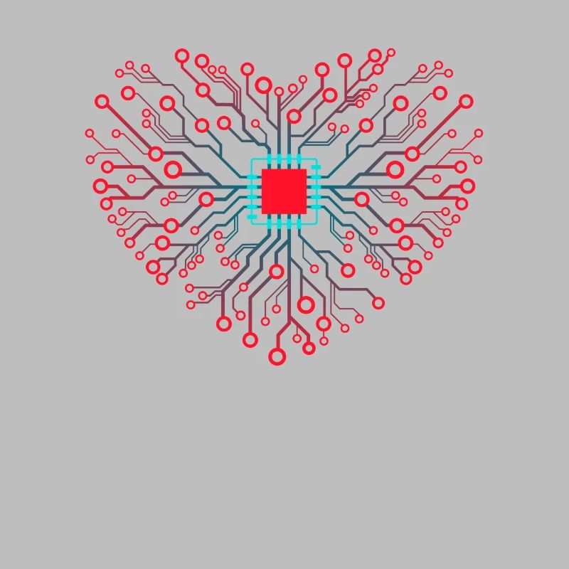 Herz der Technik Nerd Leben Computer IT Prozessor