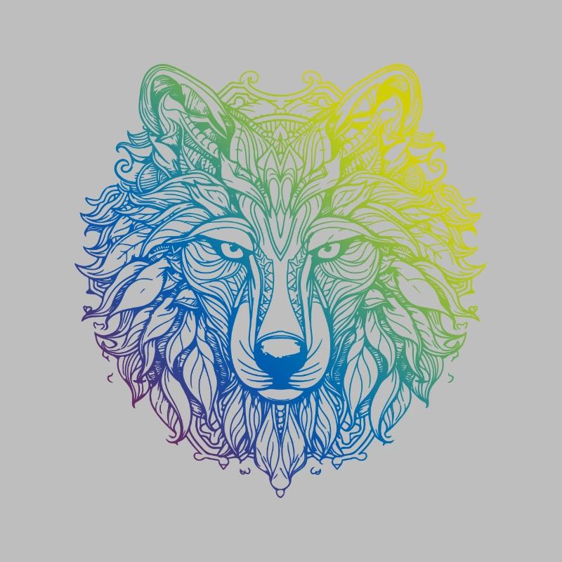 Wolf Mandala Boho
