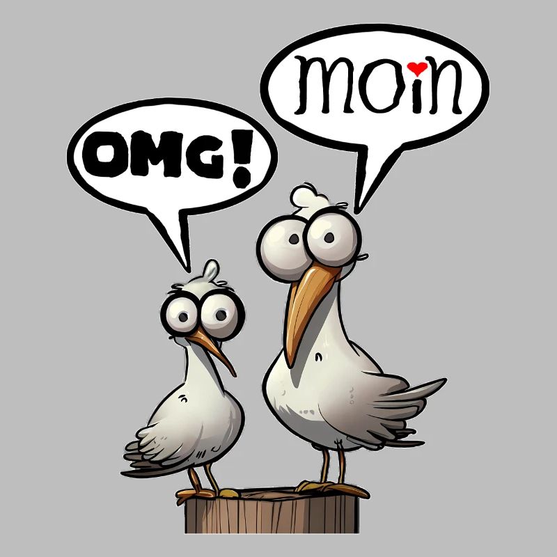 Die Bäädden Möwen - Möwe omg moin