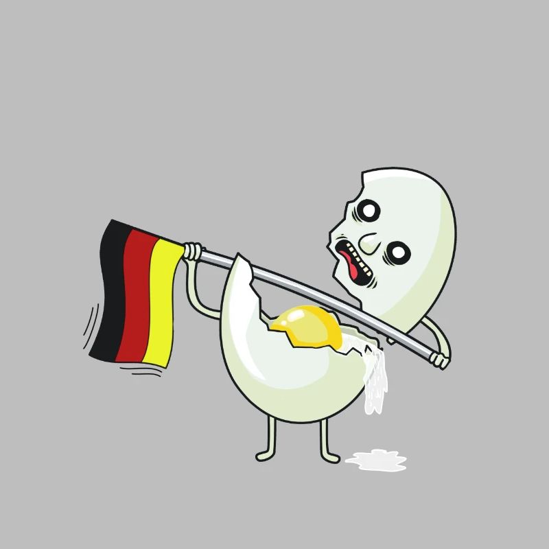 German Soft Egg Germany Flag Fun Flag