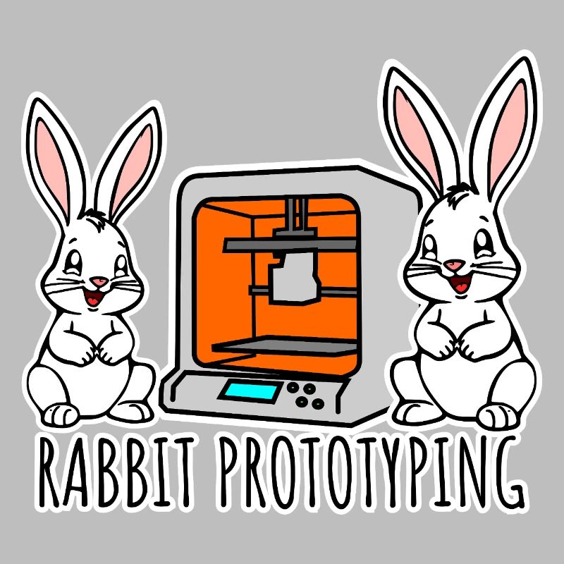 Rabbit Prototyping - Printing rabbits with 3D printer