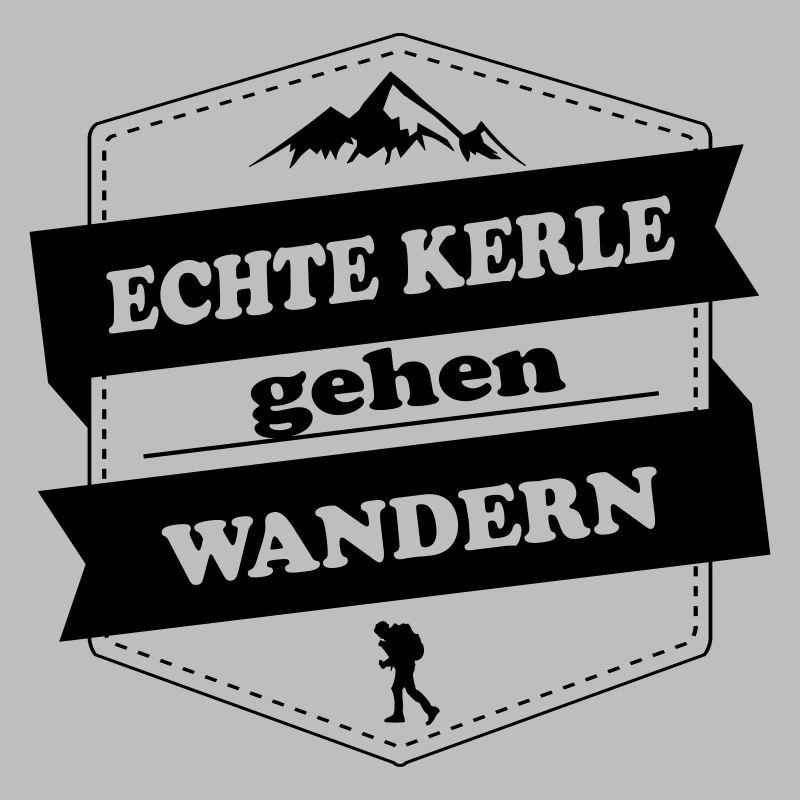 echte kerle gehen wandern