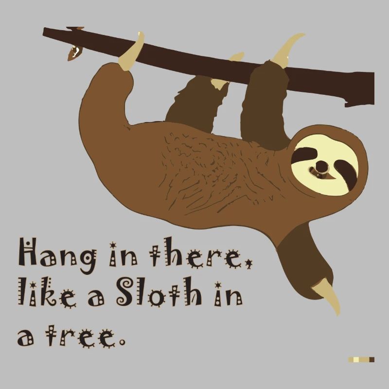 Sloth in tree