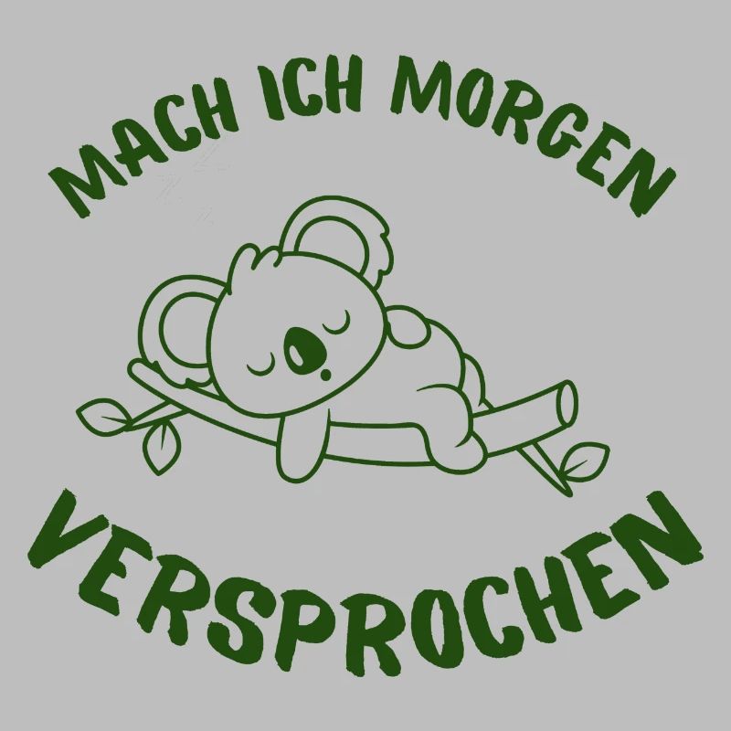 Mach ich morgen versprochen