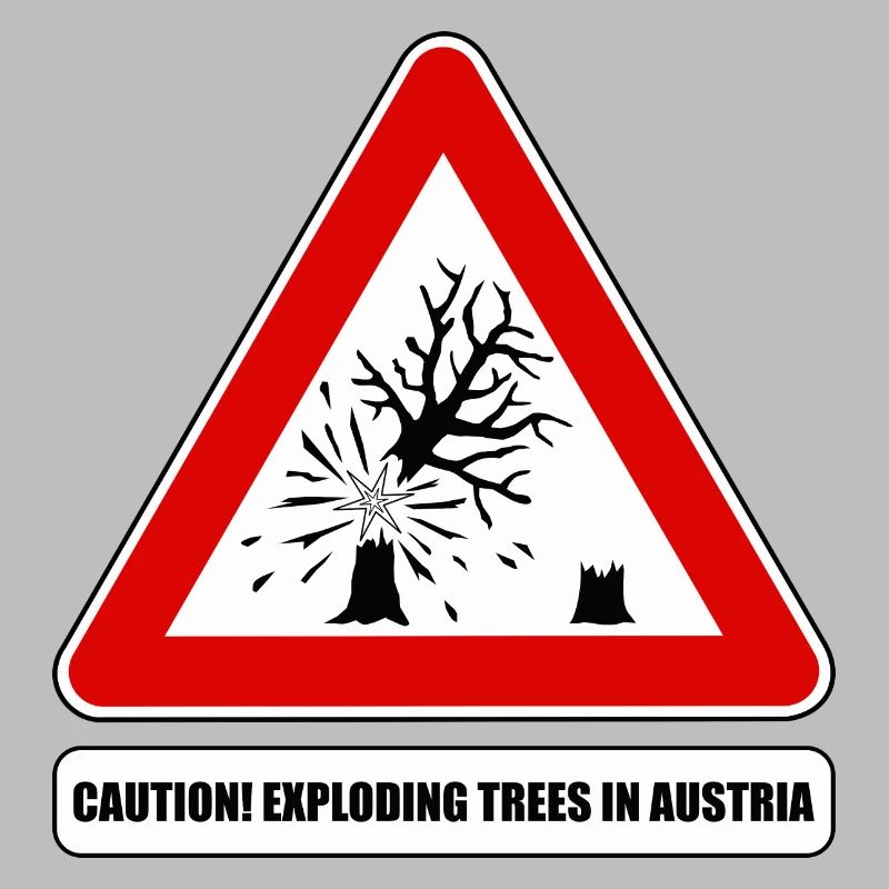 explodierende bäume,  exploding trees Austria