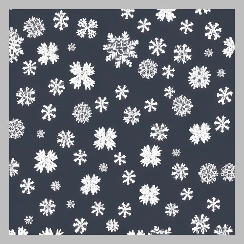Snowflake pattern on the navy background