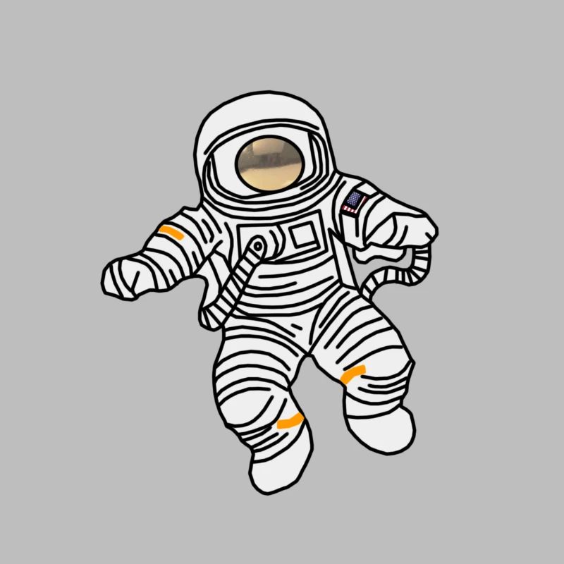 Astronaute dans l’espace
