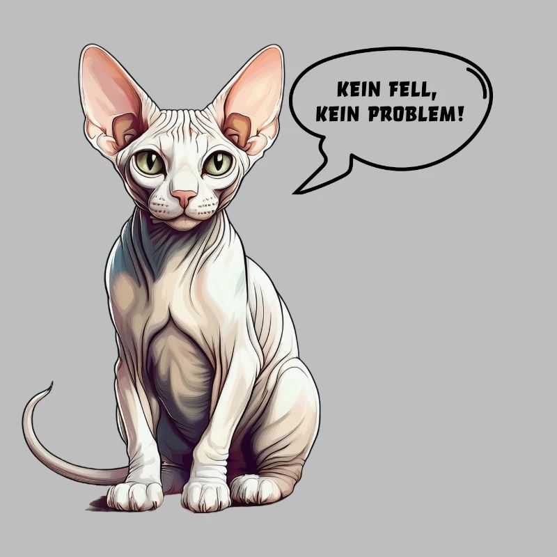 Chat Sphynx Pas de fourrure, pas de problème