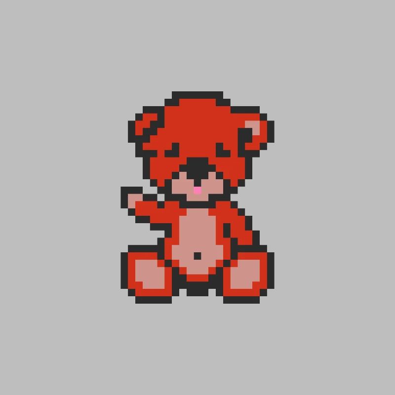 Pixelbär Pfeffer