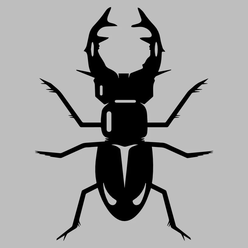 A stag beetle