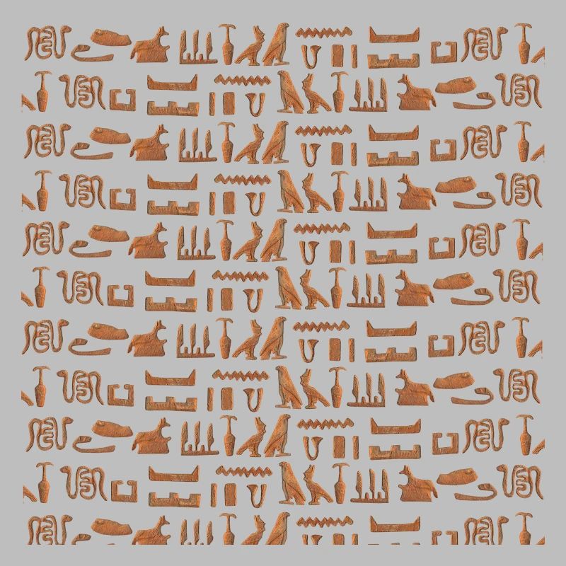 Ancient Egypt, hieroglyphic pattern, gift idea