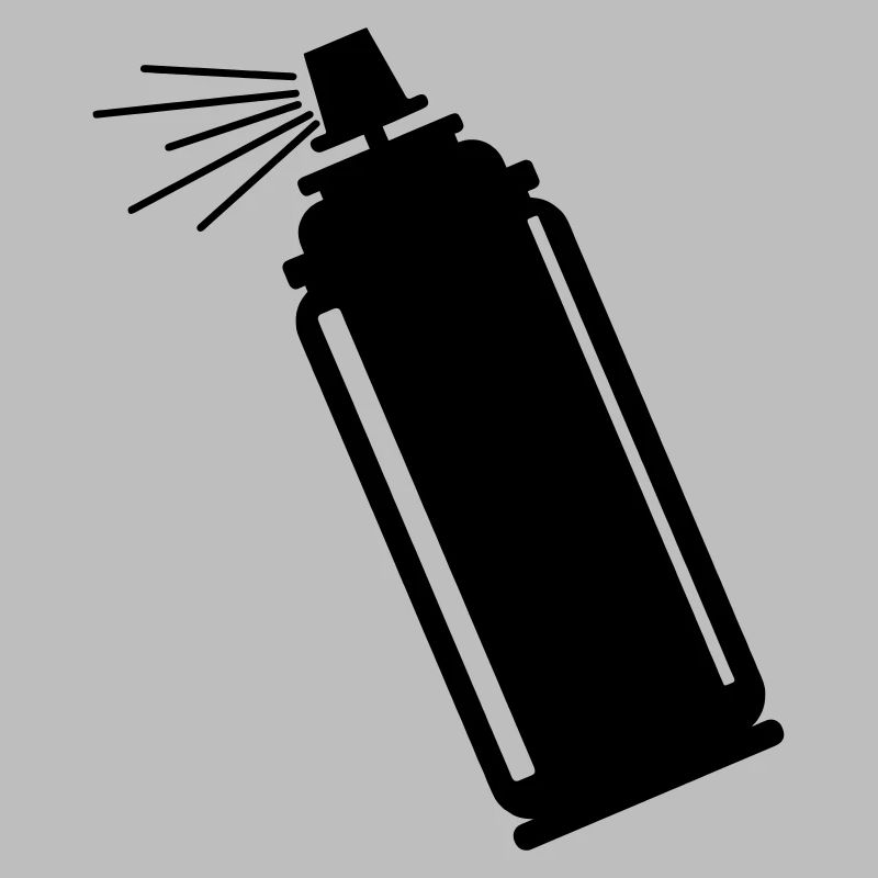 Spray can with jet for painter, grafiti a