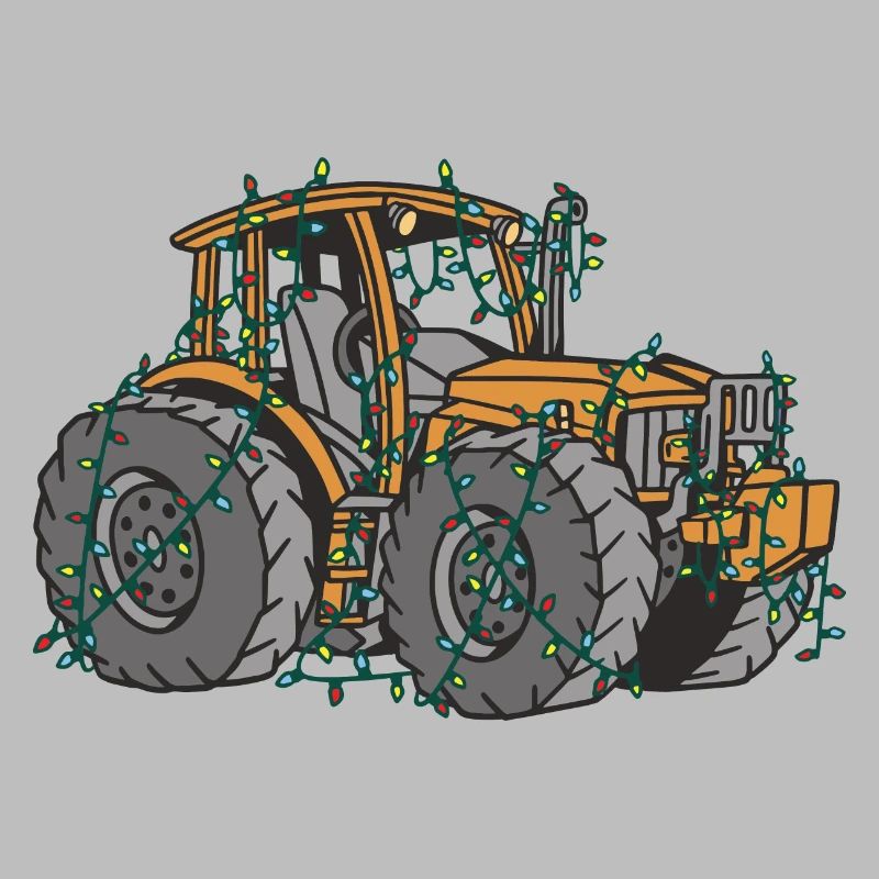 Tractor String Lights Farmer Christmas Gift