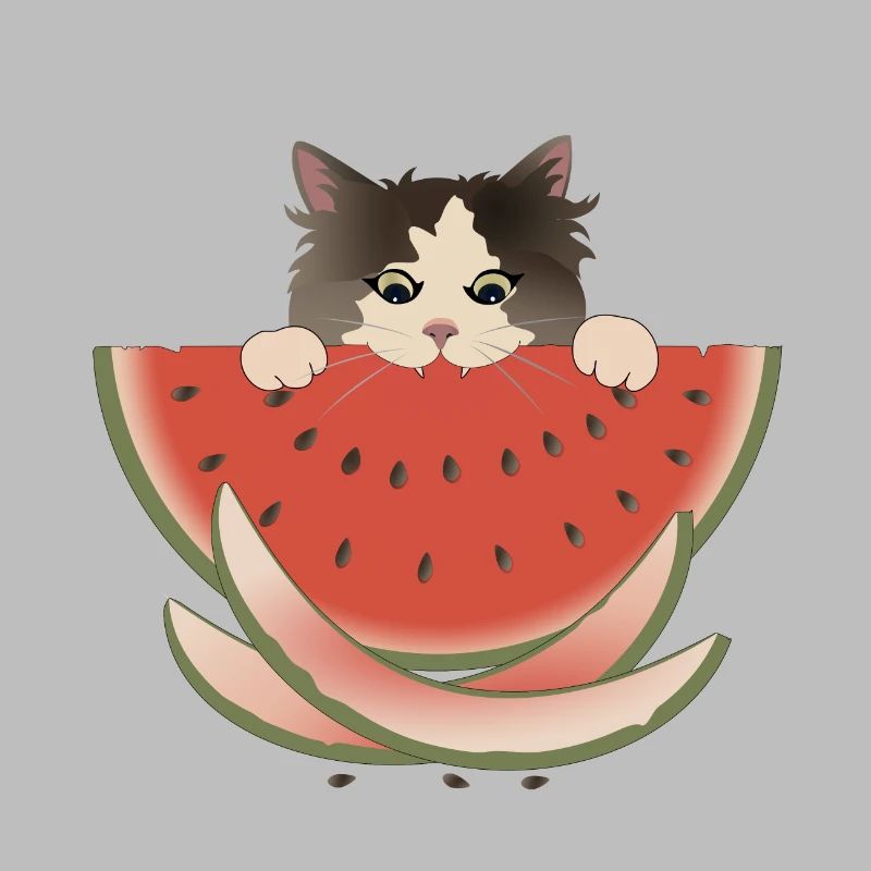 Délice de pastèque Chat