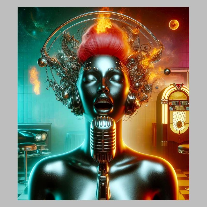 Chanteuse Juke-box