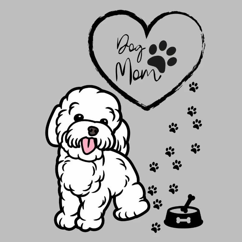 Pull mignon pour maman chien, pull chiot pour femme