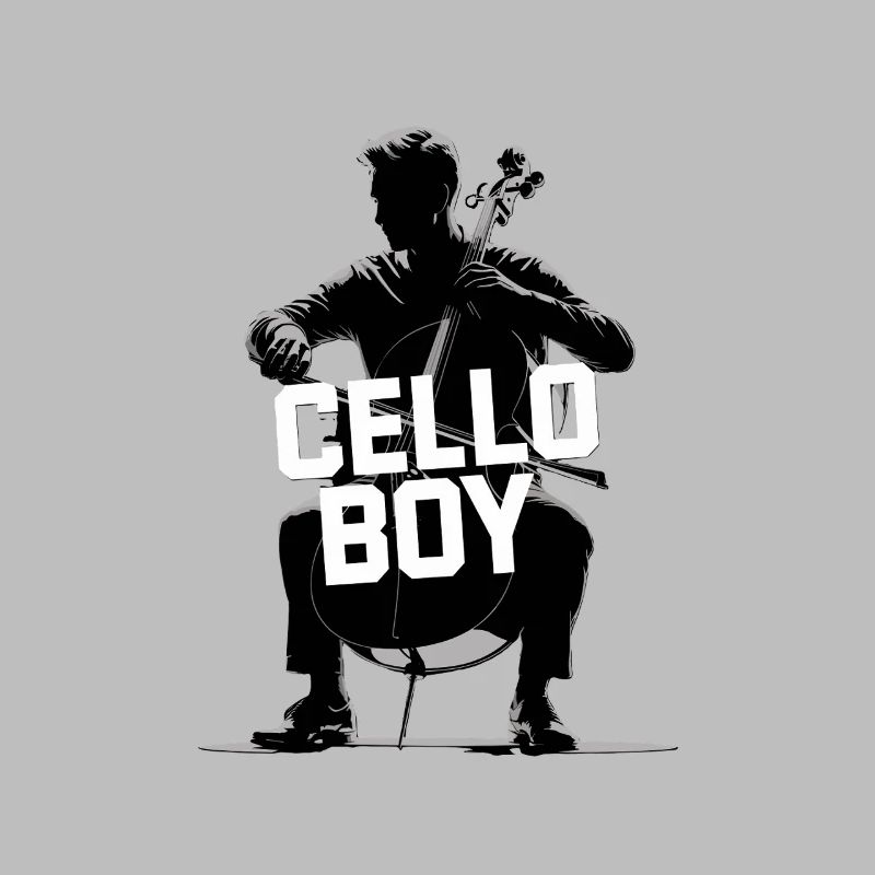 Violoncelle Garçon Silhouette Violoncelle