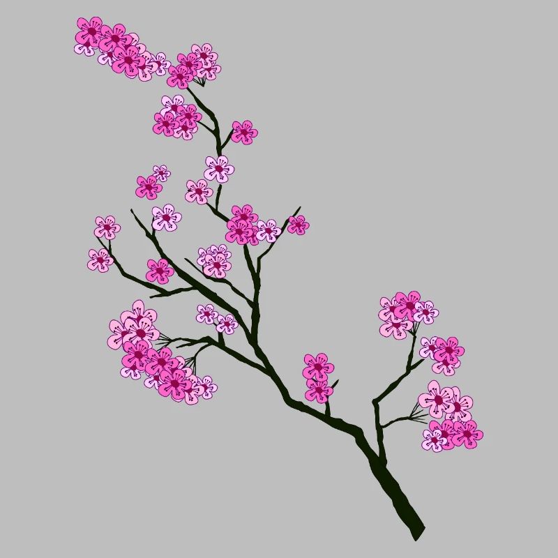 Spring style blossom branch