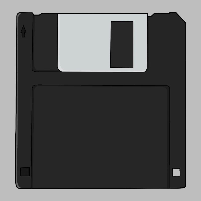 Nostalgic 3½ inch Diskette Retro Floppy Disk