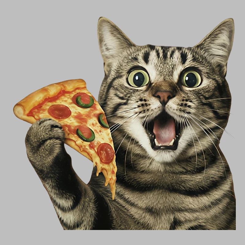Pizza-Katze