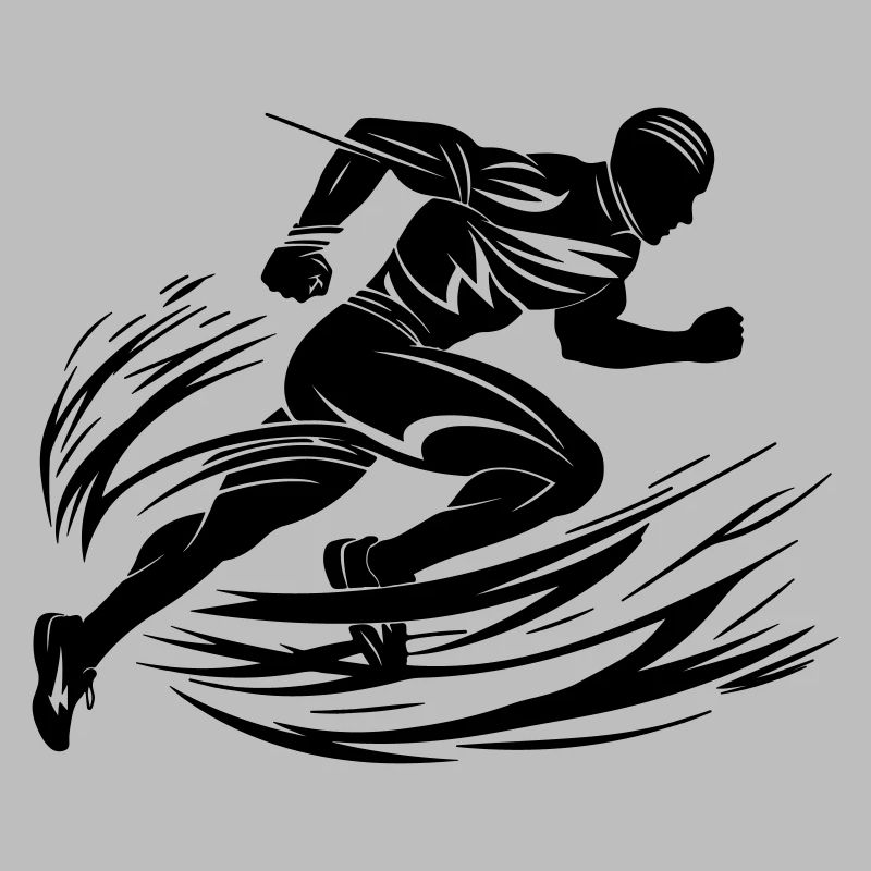 Sprinter in Motion