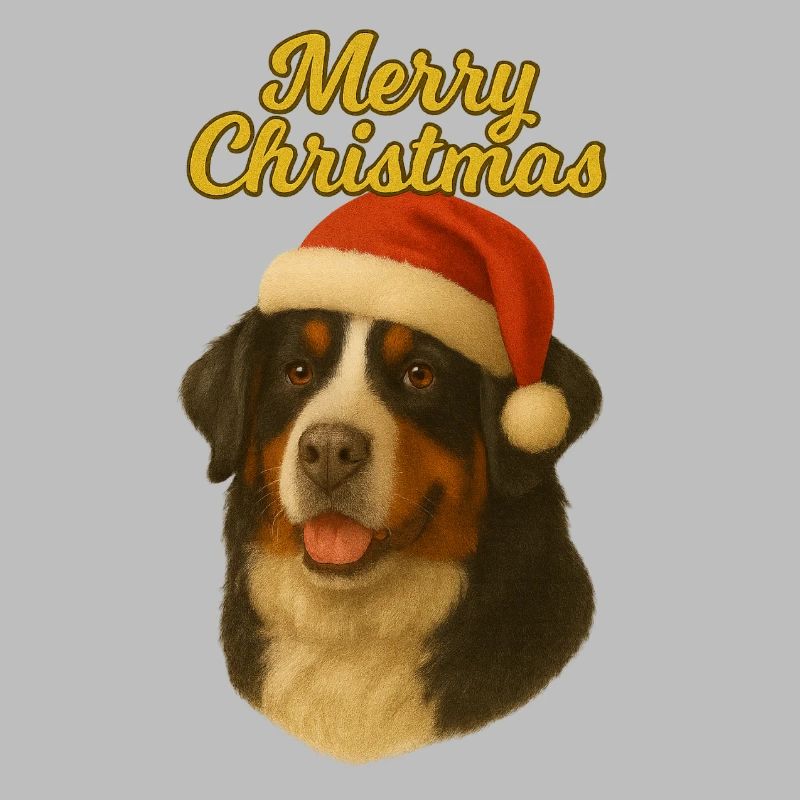 Berner Sennenhund Merry Christmas Pullover