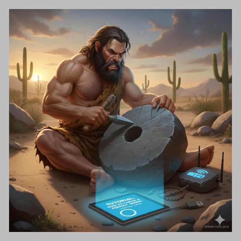 Caveman Tech Support - The First Tutorial