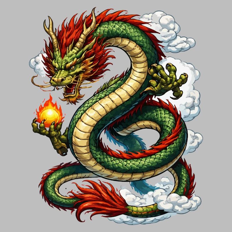 Drache Comic