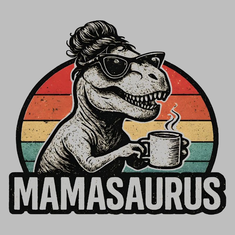 Mamasaurus Mama Mutter Geschenkidee Humor Lustig