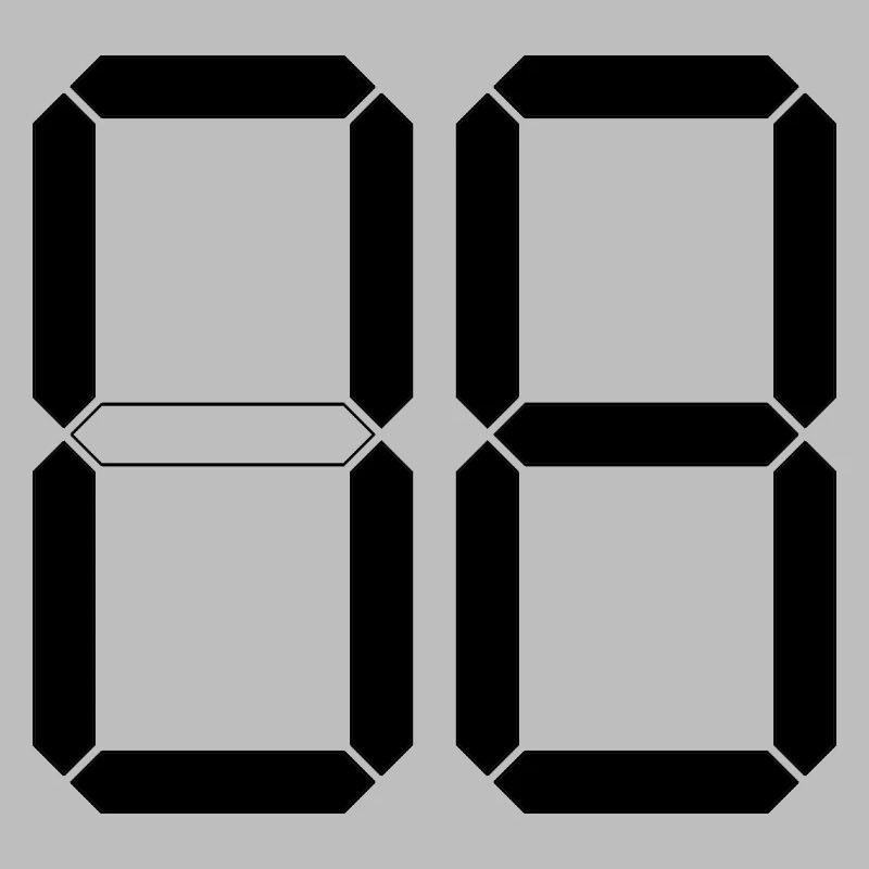 NUMMER 08 Null Acht Geburtstag Geschenk Digital