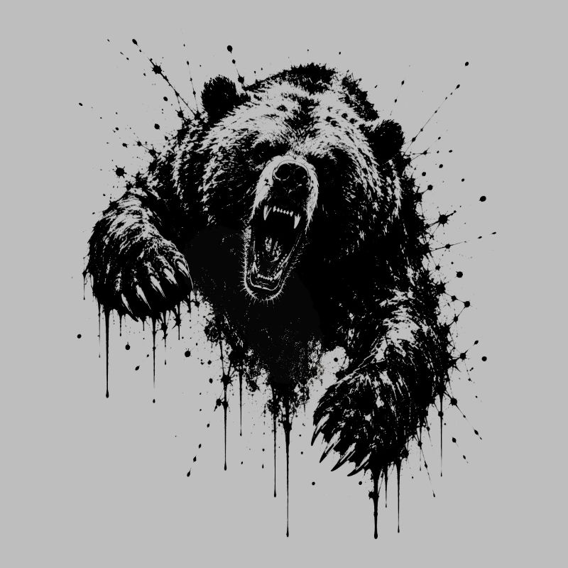 Dark Bear Spritz Graffiti