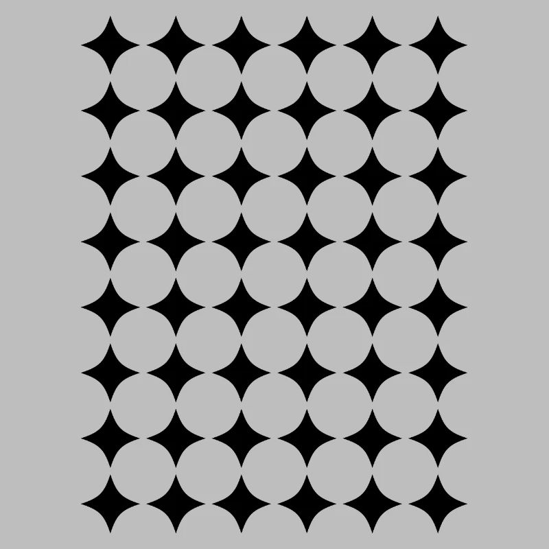 geometric circles pattern grid