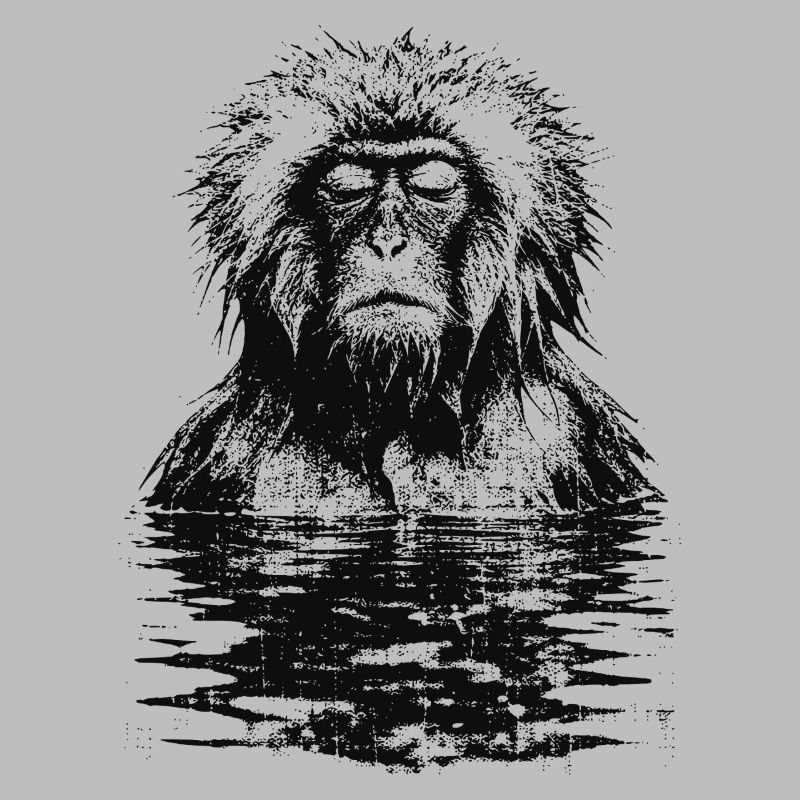 Onsen Macaque Monkey
