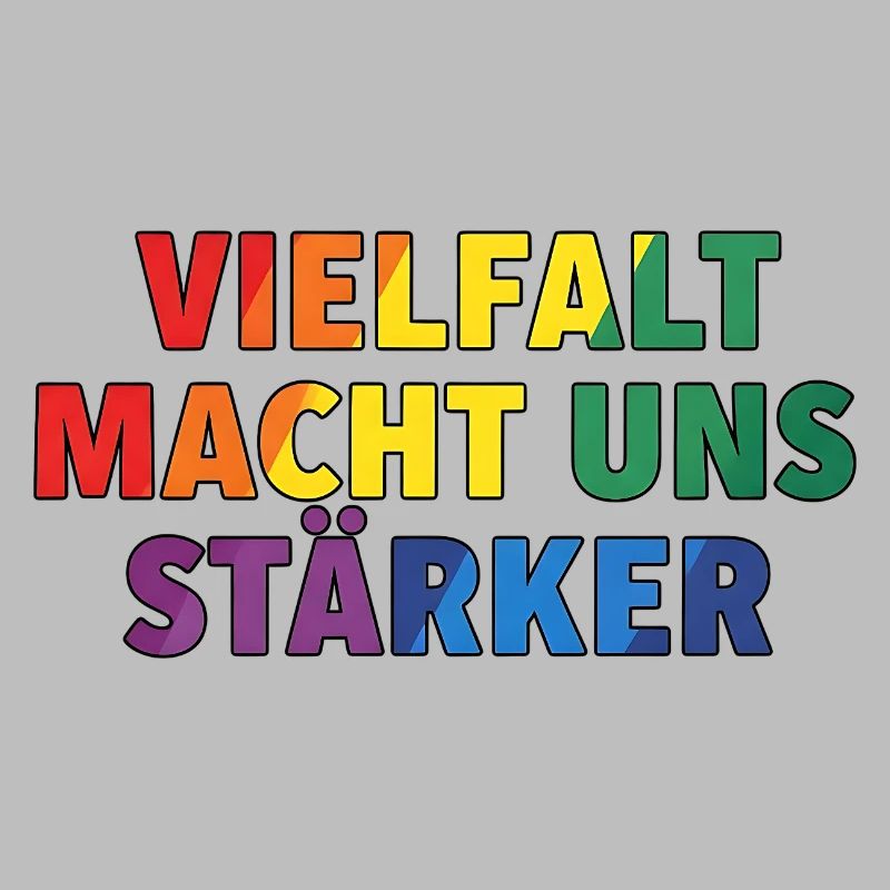 Diversity makes us stronger – Regenbogen Design